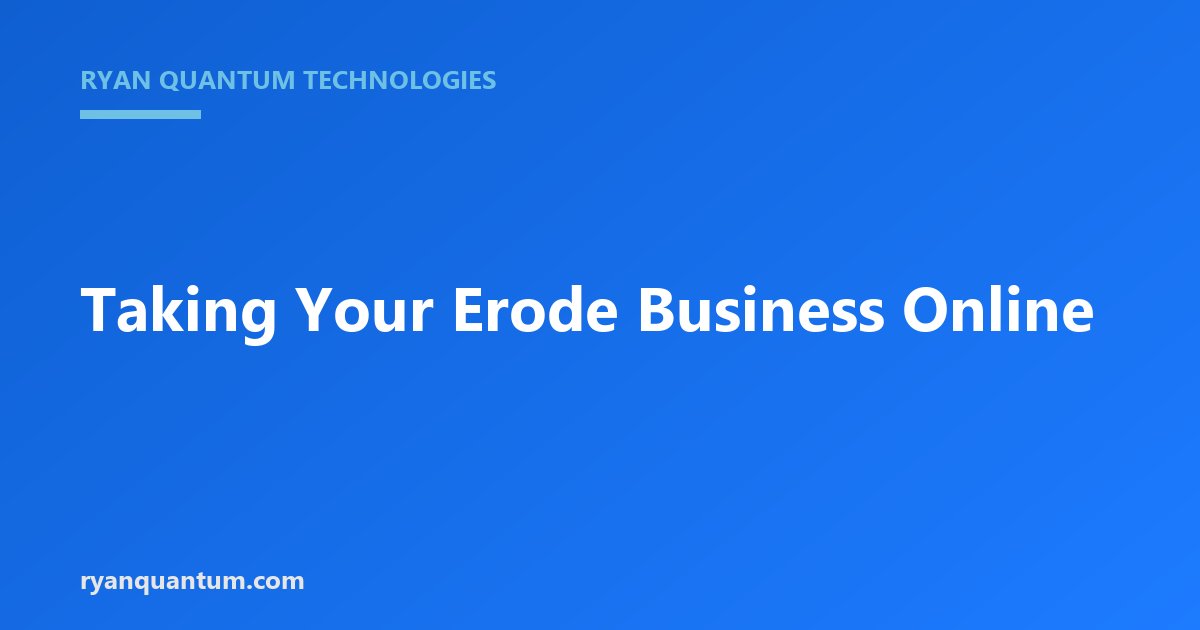 Taking Your Erode Business Online: A Practical Guide for Textile and Retail Businesses